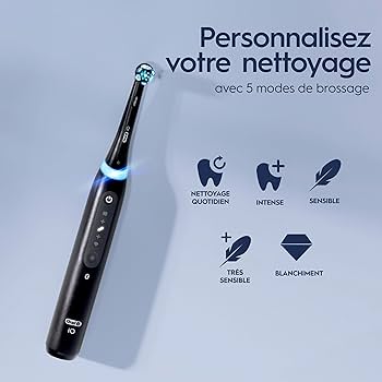 Oral-B iO Series 5 Electric Toothbrush with Rechargeable Power.
